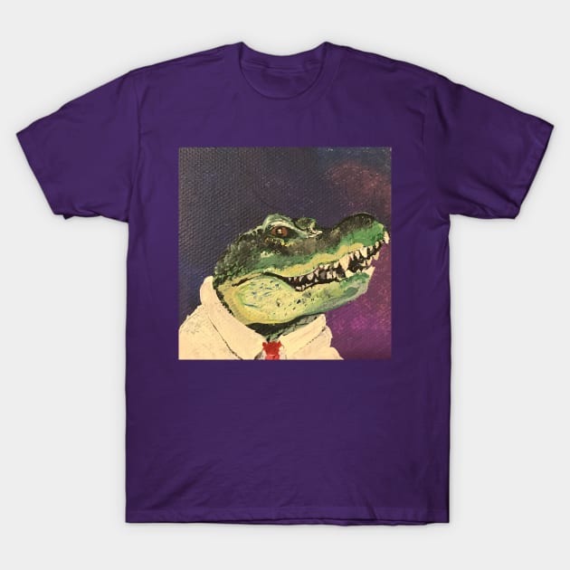 Crocodile of note T-Shirt by jpat6000